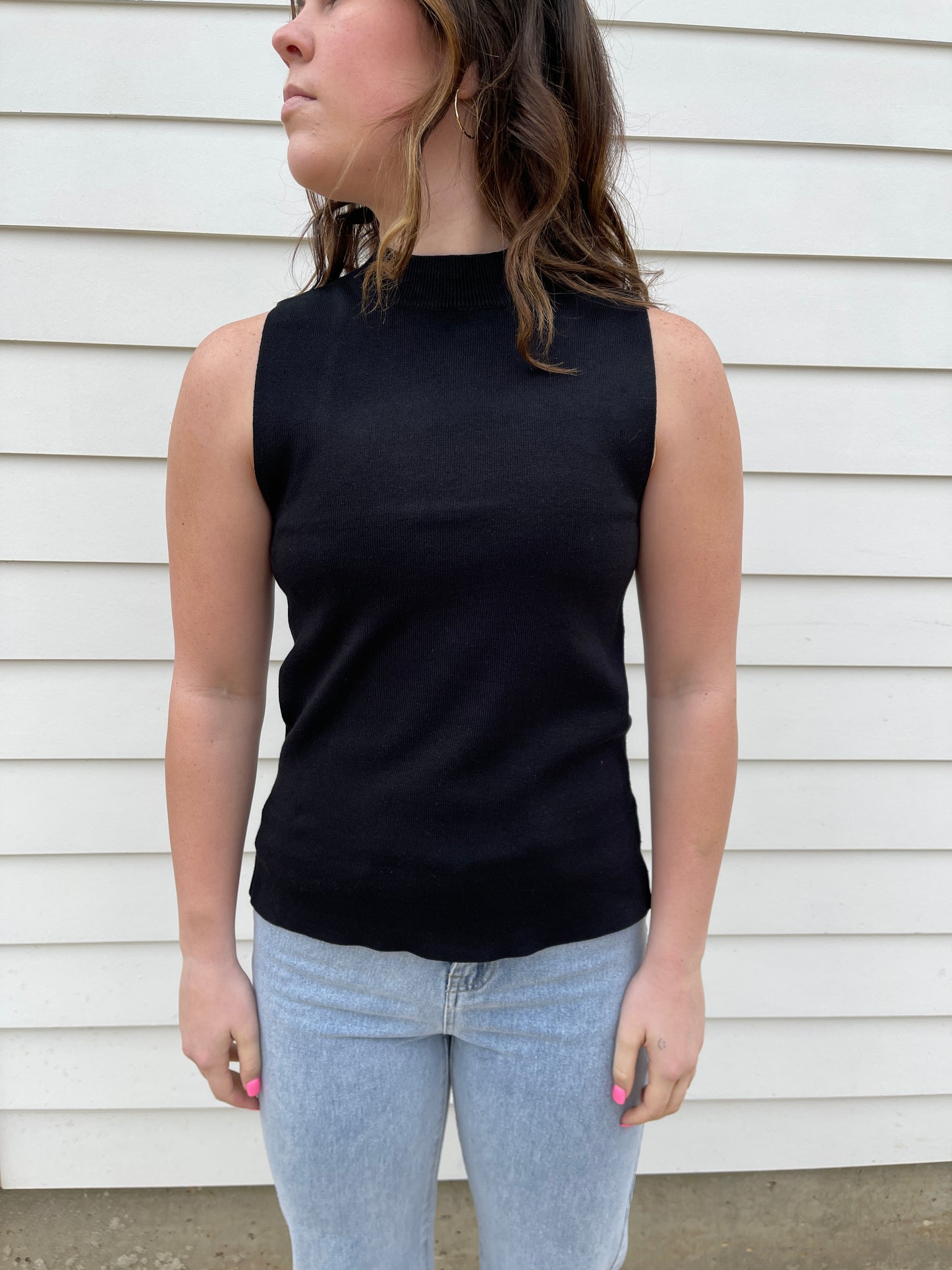 Black Tank Sweater