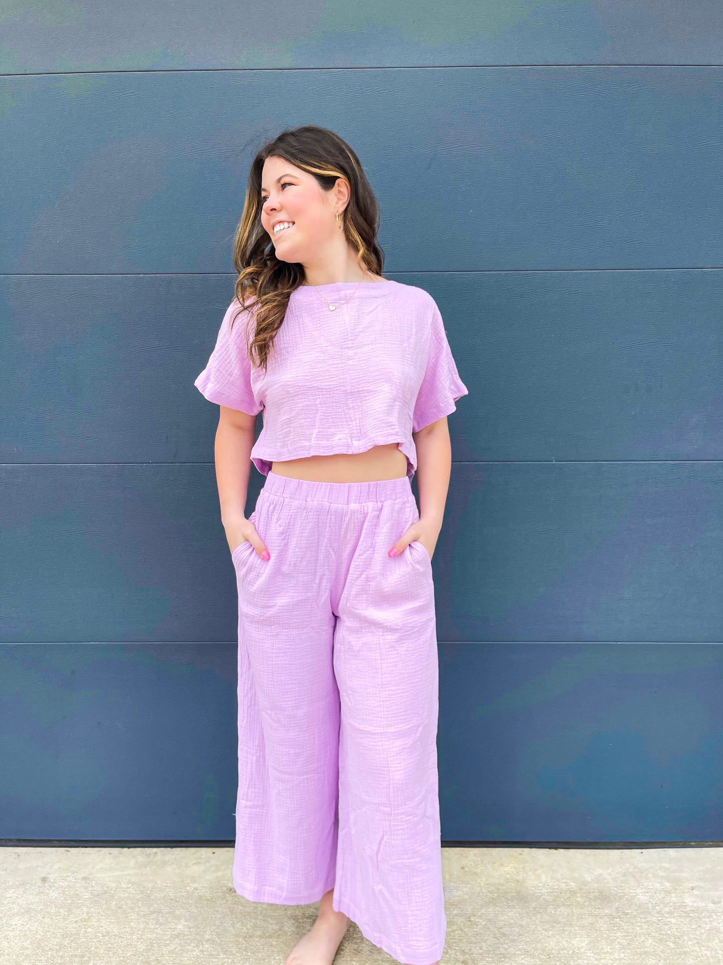 Violet Pants Set