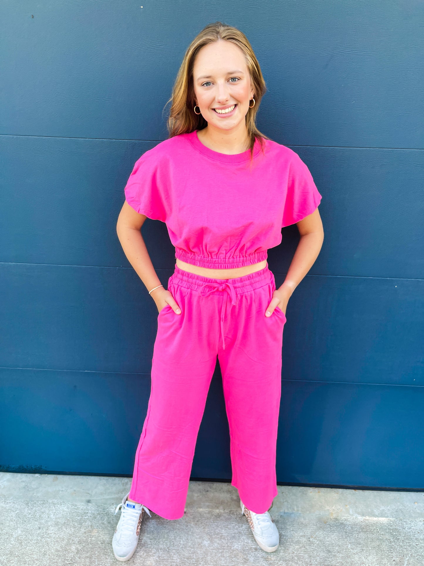 Pink Puff Crop Top