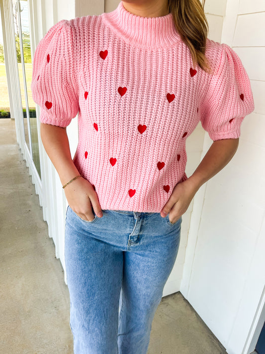 Full Heart Sweater Top