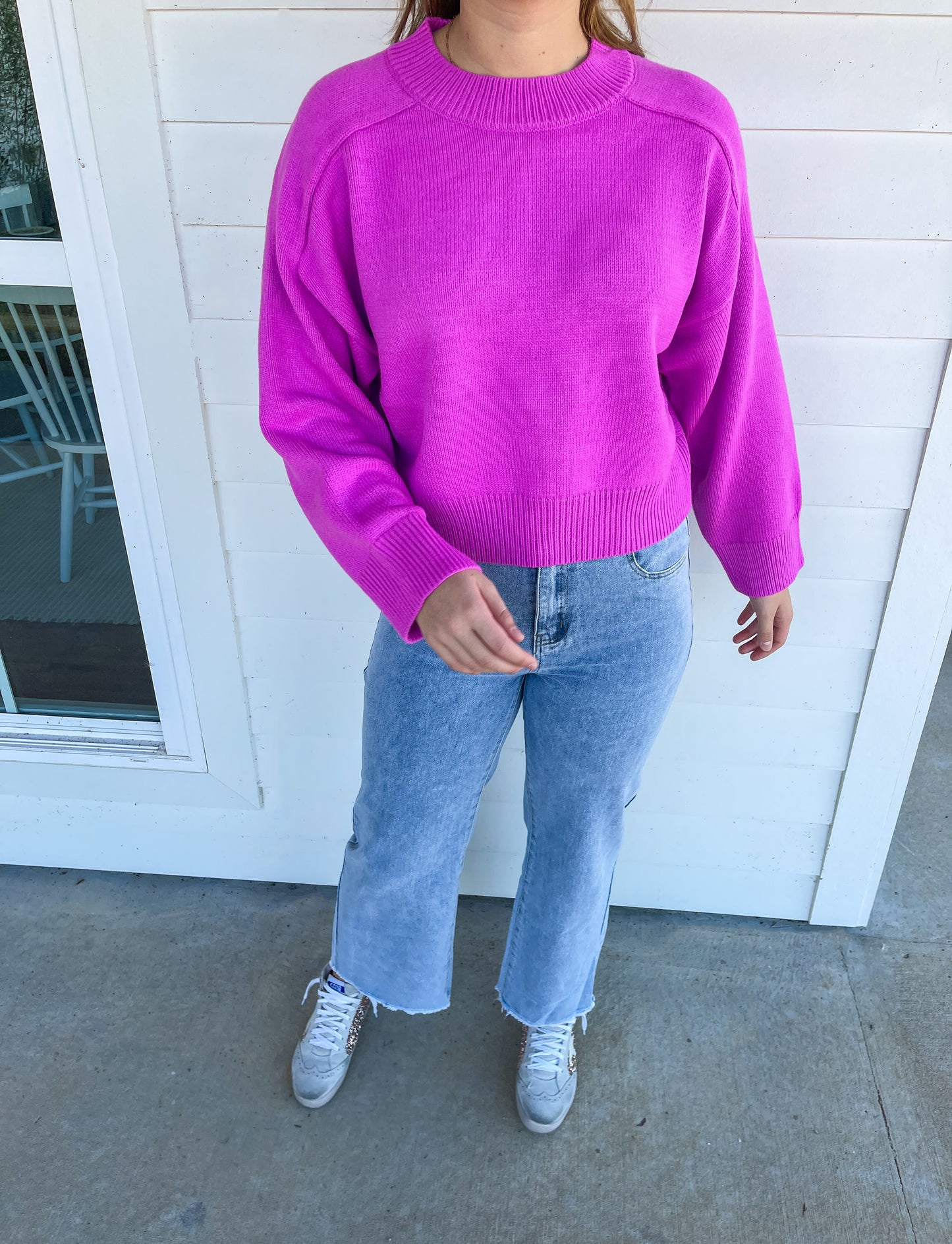 Pink Basics Sweater